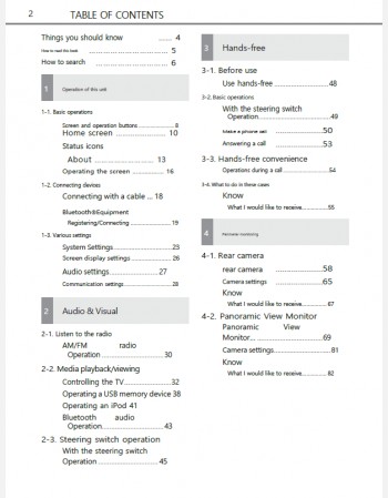 toyota roomy 2020 2021 & 2022 navigation infotainment system manual